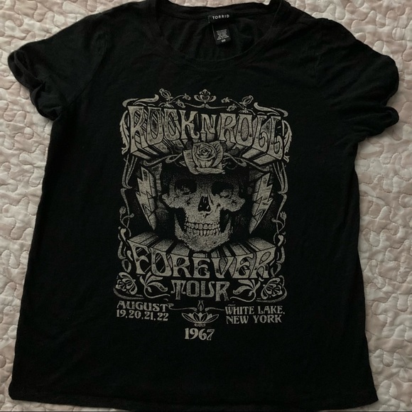 Torrid Rock and Roll Skull Tee - Picture 2 of 5